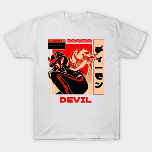 DEVIL ANIME GIRL T-Shirt